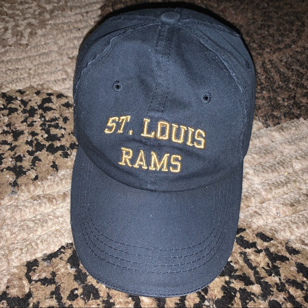 Vintage St. Louis Rams Velcro Strap Hat